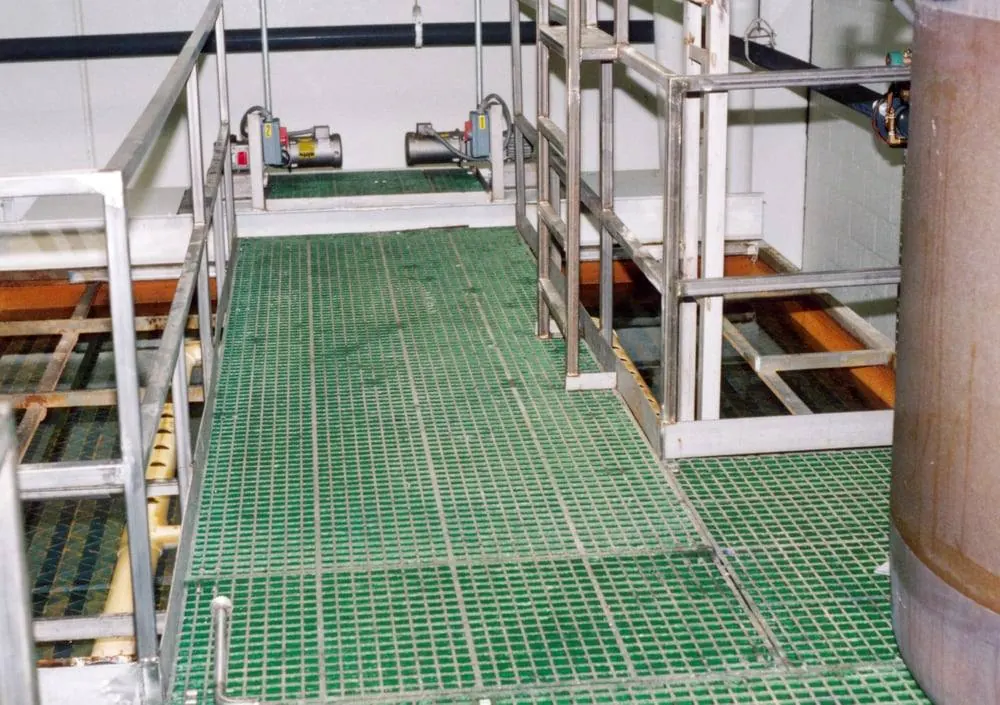 Chemical Plant Acid Area Walkway