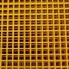 Yellow molded GRP safety grating